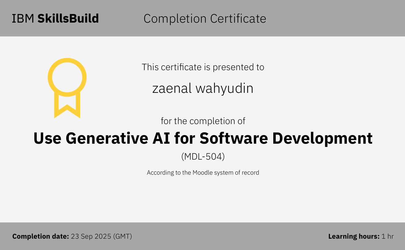 Dicoding Certificate